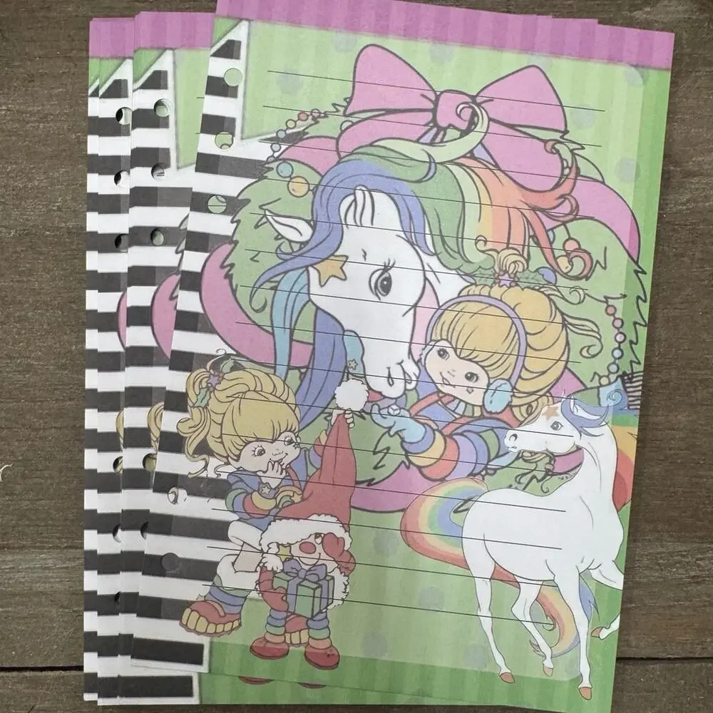 Rainbow Brite Size A5 Refill Stationery Paper (50 sheets)